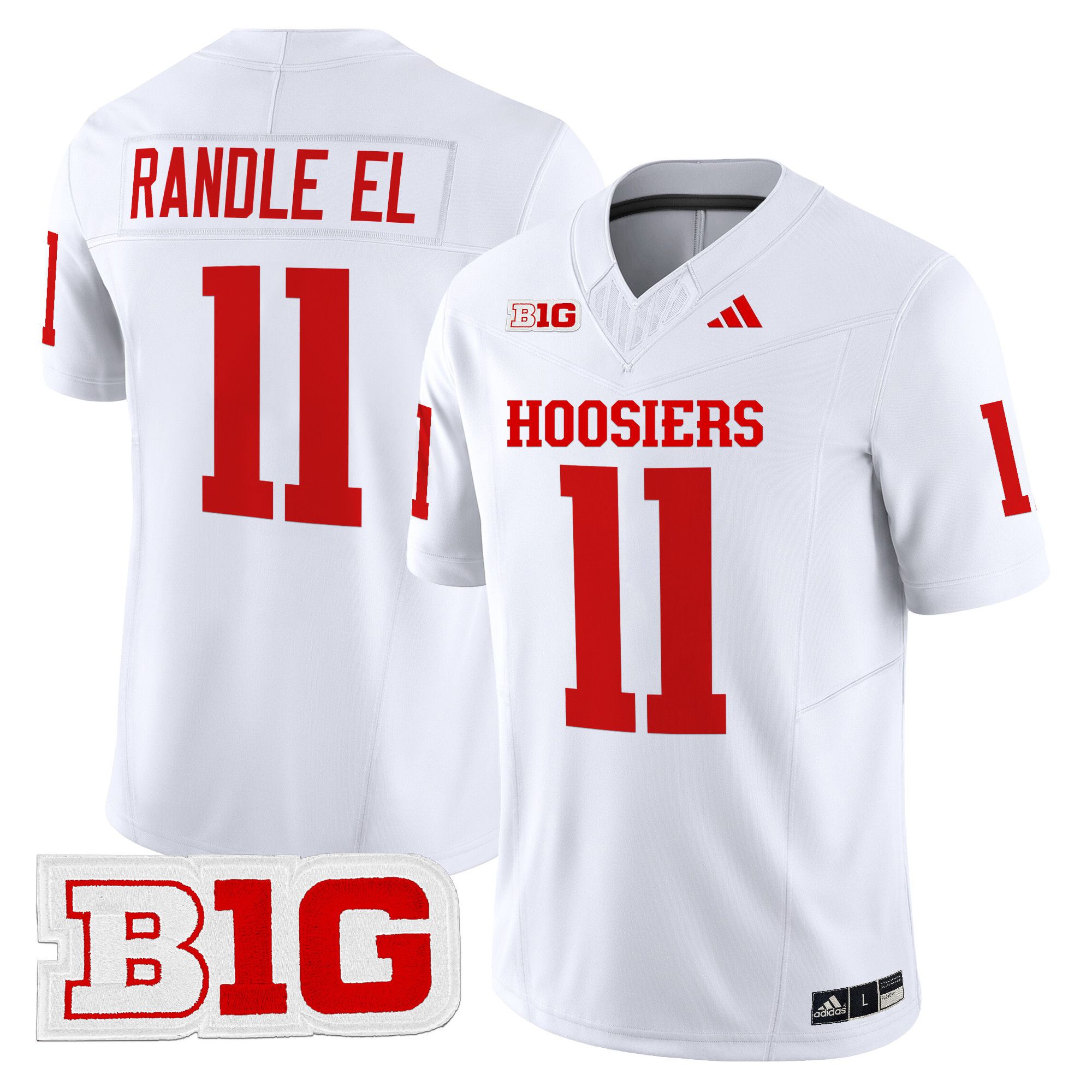 Men Indiana Hoosiers #11 Randle el White 2024 Vapor Limited NCAA Jersey